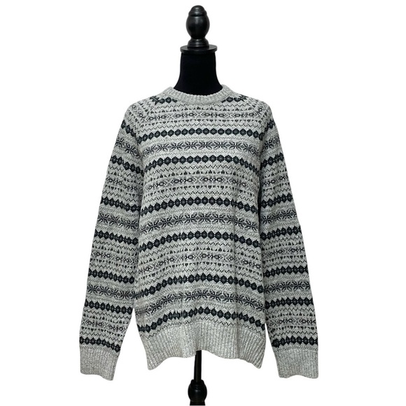 Goodfellow & Co Men’s Cotton Blend Gray Crewneck Pullover Sweater Size L - Picture 2 of 11